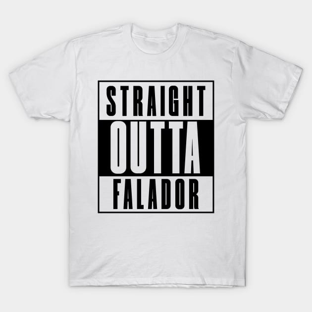 Runescape - Straight Outta Falador T-Shirt by Tee Cult